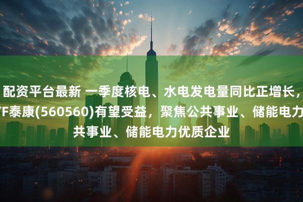 配资平台最新 一季度核电、水电发电量同比正增长，碳中和ETF泰康(560560)有望受益，聚焦公共事业、储能电力优质企业